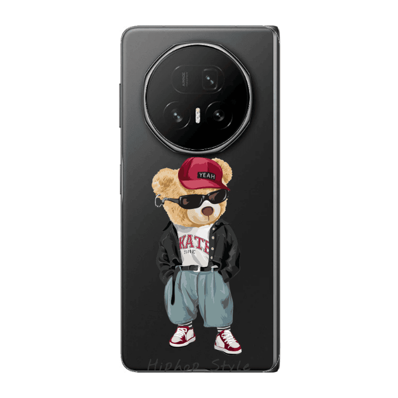 Honor Magic V5 Hip hop style Transparent Silicone TPU Θήκη